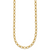 HERCO Gold Satin Solid Fancy Link Necklaces