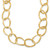 HERCO Gold Textured Link Necklaces