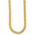 Leslie's 14K Two-tone Cubic Zirconia Polished Fancy Curb Necklace