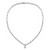 14K White Gold Lab Grown Diamond VS/SI FGH Teardrop Necklace