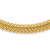 Herco 14K Polished Fancy Woven Link Collar Necklace