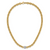 Herco 18K Two-tone Polished Diamond Oval Link 18 inch Necklace