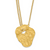 Herco 18K Solid Satin and Textured Diamond Byzantine Toggle Necklace