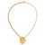 Herco 18K Solid Satin and Textured Diamond Byzantine Toggle Necklace