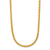 HERCO 24K Gold Flat Oval Link Necklaces