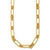 HERCO Gold 10mm Round and Oval Link Necklaces