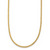 Herco 14K Polished Diamond-cut Twisted Wire with  1in Ext. Necklaces
