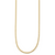 Herco 14K Polished Diamond-cut Twisted Wire with  1in Ext. Necklaces