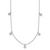 HERCO Gold Necklaces with 0.35 ctw. Hanging Diamonds