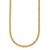 HERCO Gold Solid Oval Link Necklaces