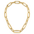 HERCO Gold Shiny Mixed Link Necklaces