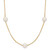 5-6mm Round White FWC Pearl 9-Station Necklaces