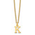 Cutout Letters A-Z Initial Necklaces