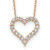 Diamond Heart Pendant Necklaces
