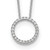 Diamond Circle Pendant Necklaces