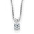 Moissanite Solitaire Pendant Necklaces