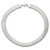 Chisel Stainless Steel Polished and Textured 18 inch Omega Necklace