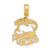 14K Gold  PISCES Zodiac Charm