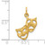 14K Gold  Comedy/Tragedy Charm