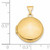 14K Gold  Polished Domed 16mm Round Locket