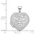 14K Gold  White Gold Scrolled Love You Always Heart Locket