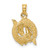 14K Gold  3-D Pisces Zodiac Charm