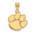 10K Gold  Gold LogoArt Clemson University Tiger Paw Medium Pendant