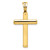 Leslie's 14K Gold  Polished Crucifix Pendant