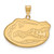 10K Gold  Gold LogoArt University of Florida Gator Large Pendant