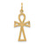 10K Ankh Cross Charm