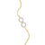 Infinity Bolo Bracelet 14K Yellow Gold Plated Sterling Silver