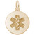 Medical Symbol Charm in Gold by Rembrant