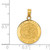 14KT Gold  Saint Michael Medal Pendant K5666