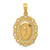 14KT Gold  Nurse Pendant C2963