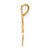 14KT Gold  Two-tone INRI Crucifix Pendant K501