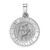 14KT Gold  Small Satin Cross Pendant D4296