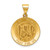 14KT Gold  Two-Tone Polished Crucifix Pendant K6281