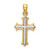 14KT Gold y Round 4-Prong with Straight Bail 4.5mm Pendant Setting YG937-3