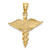 14KT Gold  9mm Hollow Double Link 7.25 inch Charm Bracelet SSD4-7.25