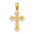 14KT Gold  Solid Star of David Disc Charm XR416