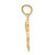 14KT Gold  Textured and Polished Heart Border 20mm Heart Locket XL851
