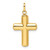 14KT Gold  Polished and Satin Sacred Heart of Mary Medal Hollow Pendant XR1261