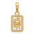 14KT Gold  White Gold Scrolled Design Reverses to LOVE YOU ALWAYS Script 18mm Heart Locket XL327
