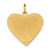 14KT Gold  Nugget Cross Pendant C1480