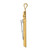 14KT Gold y Round 4-Prong Cast Heavy Weight 5.5mm Pendant Setting YG936-7