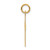 14KT Gold  Saint Joseph Medal Charm XAC223