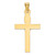 14KT Gold  Polished Filigree Cross Pendant XR1561