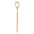 14KT Gold  and Rhodium Crown Pendant K2746