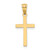14KT Gold  Polished Satin Engraveable HAPPY BIRTHDAY Charm XAC758