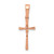 14KT Gold  White Gold Hollow Cross Pendant K3714